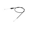 MOTOFLEX Set of 5 Bowden cables, black, flat handlebars -