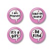 Pregnancy Pin Button Badge, 4 Badges, 32mm, I am pregnant,