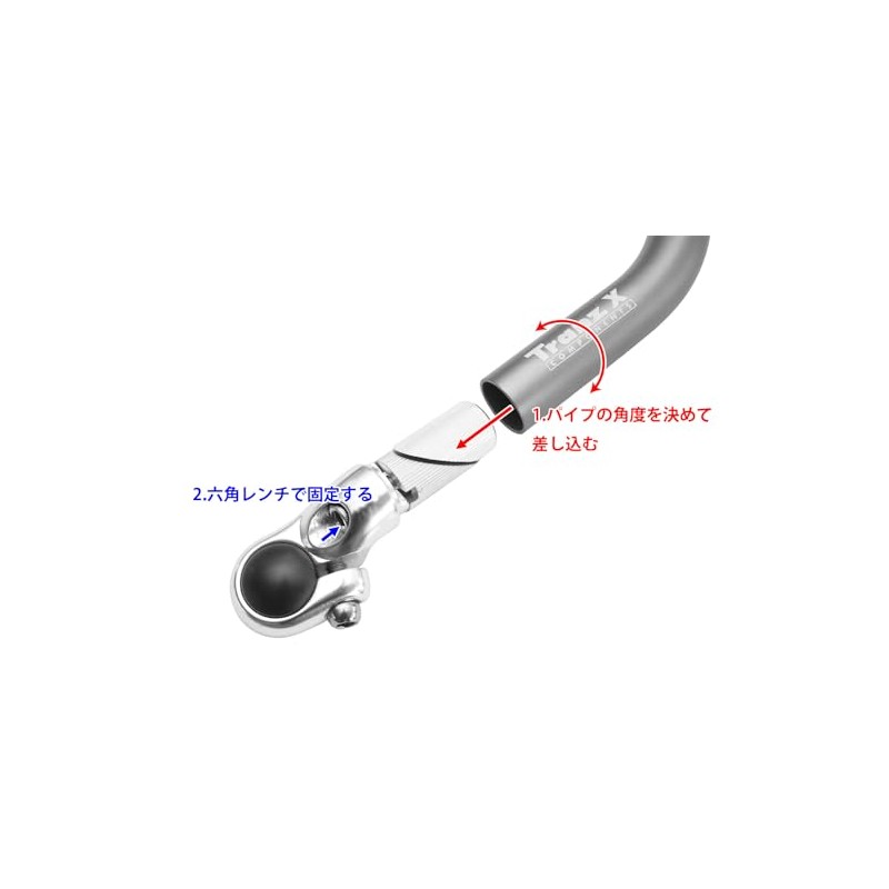 トップ(Top) 自転車用 ハンドルバーエンドバー 左右セット クロスバイク ミニベロ マウンテンバイク MTB Φ22.2mm ロングライド