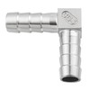 Goldpea 10mm(3/8") Barbed Stainless Steel 304 Hose Barb Elbow 90