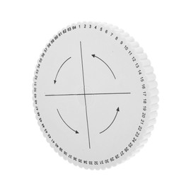 IWOWHERO Kumihimo Braiding Board Slot Thick Braided Disk for Bracelet Weaving High Capacity for More Than Threads Creative Versatility for Unique Designs Durable and Craft Tool