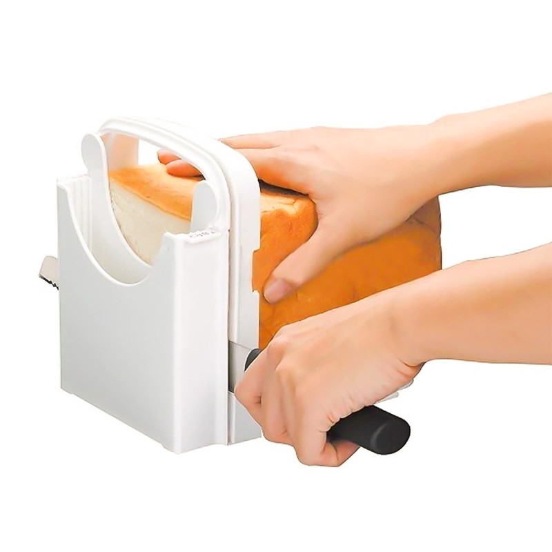 Bread Slicer, Foldable Bread Slicing Guide Cutter, Multifunctional Adjustable Thicknesses