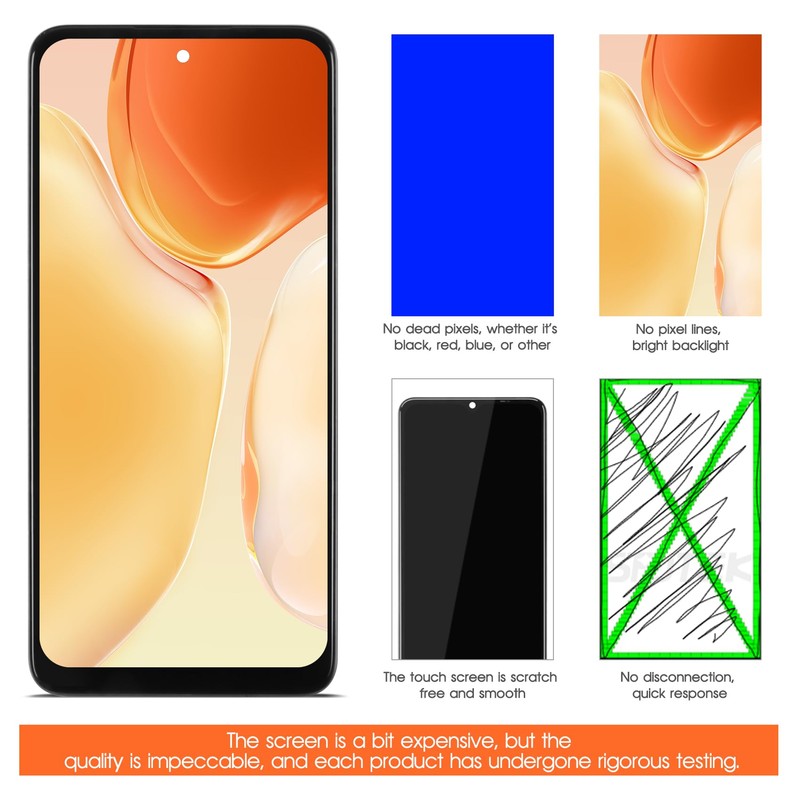 AGCUT LCD Display for Motorola Moto G54 5G - for