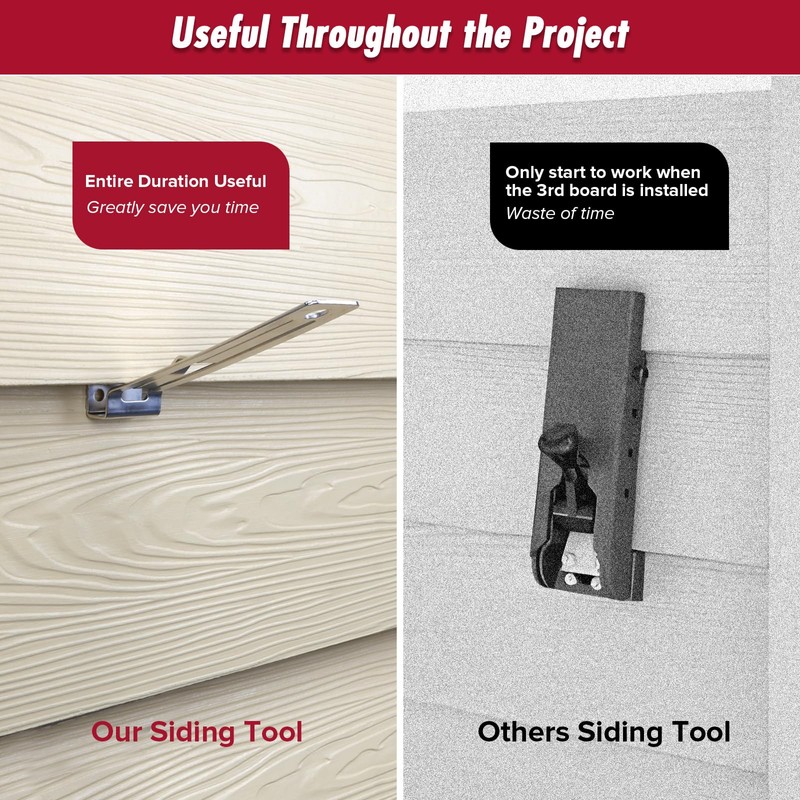 MINSN PTY Siding Installation Tools, Stainless Steel Siding Gauge for
