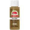Plaid Enterprises Acrylic Paint, Pure Gold, 59ml