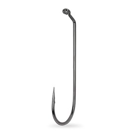 Mustad 32798 60° Bend Black Nickel Jig Hook with a Flat Eye Size 2/0-5/0 Compatible with Different jig molds from Do it Molds (2/0)