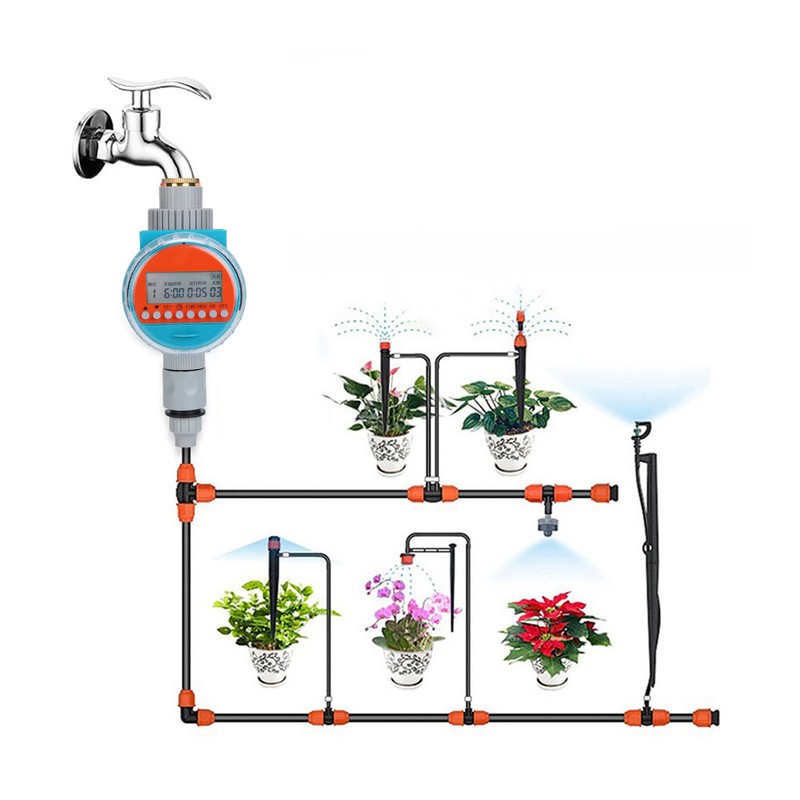 1.2in Electronic Water Timer Waterproof Automatic Irrigation Controller for Garden