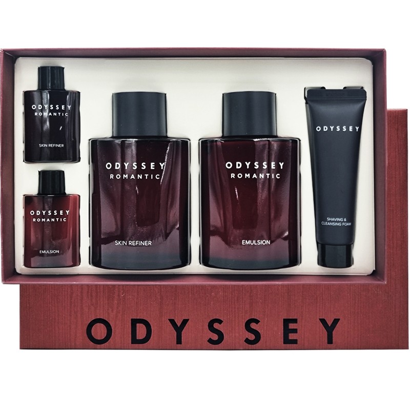 Odyssey men's 2-piece romantic red special set + IOPE pocketable