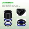 PATIKIL Golf Ferrules 0.370" Inner Diameter 10 Pack Tapered Shape