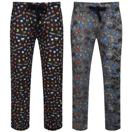 2 Pack Retro Games Printed Lounge Pants - KM147-2XL