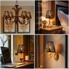 Small Lamp Shades Set of 2 Clip On Bulb, Barrel