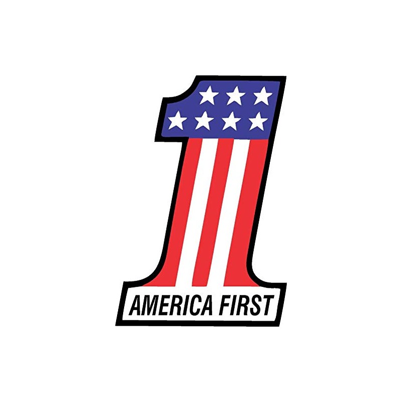 HZ Graphics Trump Sticker America First Stop Illegal Immigration Border