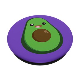 Kawaii Style Avocados Pop Socket Cute Avacoda Lover Purple