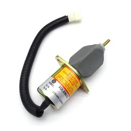 ZACHAGER 1753ES-12A3UC5B1S1 119807-77800 SA-3840-T Fuel Shut Off Solenoid 12V for Yanmar Mini B27-2 B22 B50-2 Diesel Engine Excavator Stop Solenoid Valve