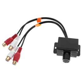 CHILDWEET Car Amplifier Bass Knob Control RCA Car RCA Remote Amplifier Easy to Use