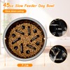 COMESOON Slow Feeder Dog Bowl, Anti-Choking Puzzle Dog Food Bowl