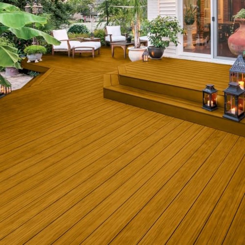 Flood 1 gal. Honey Gold Transparent CWF-UV Exterior Wood Stain