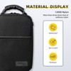 Omebaige Premium 1200D Nylon Clarinet Case with Built-In Backpack Straps,