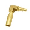 Hooshing 1/4 Inch RV Quick Connect Elbow Adapter Conversion Fitting