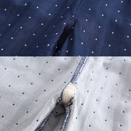 RAKUYUME Children's Pajamas, Gauze, Side Seamless, Boys, Girls, Long Sleeve, Button, Front Opening, Sleepwear, 100% Cotton, Top and Bottom Set, Comfortable, Sweat Absorbent, Breathable, Loungewear,