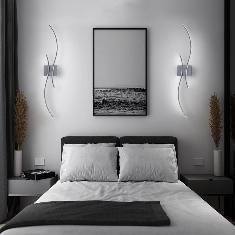 CANEOE Modern LED Wall Sconce, 39Inch LED Bathroom Vanity Light,