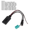 Bluetooth 5.0 Aux Input Audio Adapter Cable with Microphone for