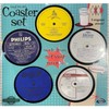 Vinyl Coasters Set of 8 Real Vinyl Records in Random