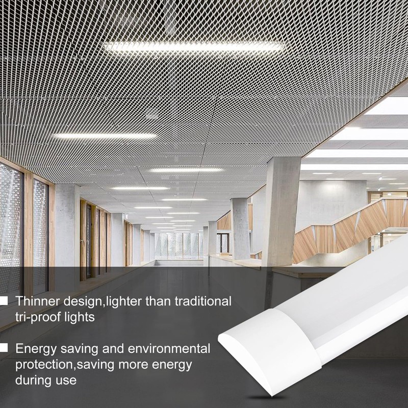 KILIPOL 4FT LED Batten Light, Ceiling Surface Mounted Slim LED