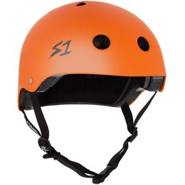 S1 Lifer Helmet for Skateboarding, BMX, and Roller Skating - EPS Fusion Foam, CPSC & ASTM Certified - Orange Matte Medium (21.5")