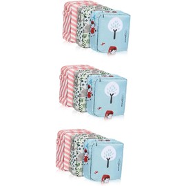 Beaupretty 9 Piezas Bolsa De Almacenamiento De Servilletas Sanitarias Bolsa De Período Bolsa De Almacenamiento De Toallas Sanitarias Bolsa De Viaje Bolsa De Período Bolsa De Almohadilla