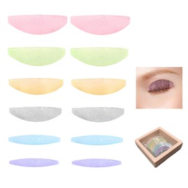 DAWZMR 6 Pairs Lash Lift Rods Self Adhesive, Eyelash Perm Pads, Flat Lash Lift Shields