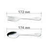 Katori Shoji 555183 Nico Cutlery Set, 4-Piece Set, Stainless Steel,