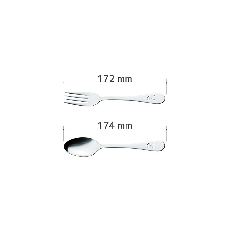 Katori Shoji 555183 Nico Cutlery Set, 4-Piece Set, Stainless Steel,