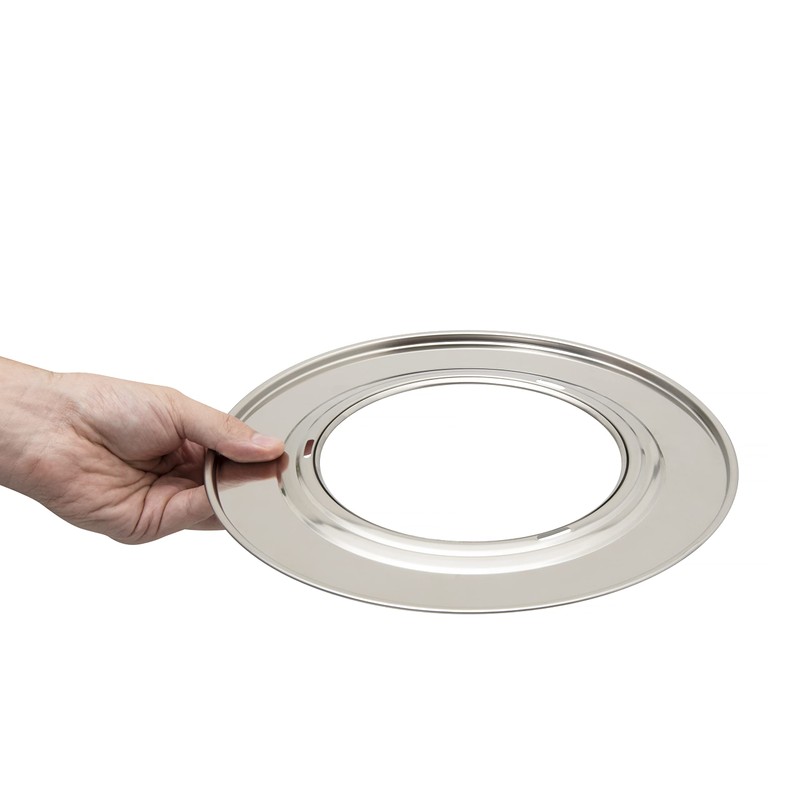Fabricko Bamboo Steamer Ring Adapter Stainless Steel for 8 to