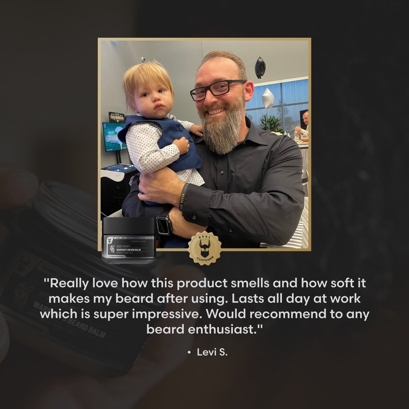 The Beard Struggle Warrior's Beard Balm Silver Collection 50g, Viking