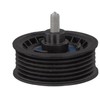 febi bilstein 33941 Idler Pulley for auxiliary belt, with screw,