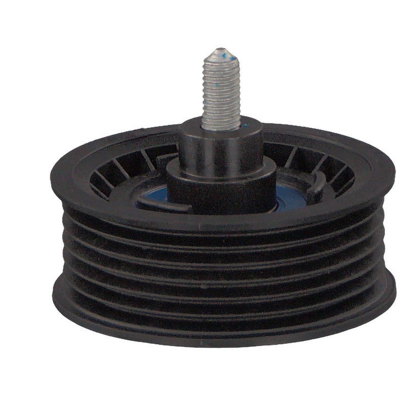 febi bilstein 33941 Idler Pulley for auxiliary belt, with screw,