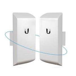 Ubiqui Networks Nanostation M5 Locom5 Indoor/Outdoor Airmax Cpe 5Ghz High-Power 2X2 Mimo Point To Point Ptp Bridging (2-Pack)