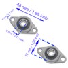 HAJXZH 4 PCS Pillow Block Flange KFL08 Inner Diameter 8