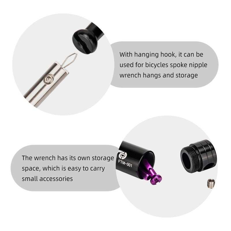 Bikes Spoke Nipple Removal Installation Wrench Bicycle Spoke Driver Tool