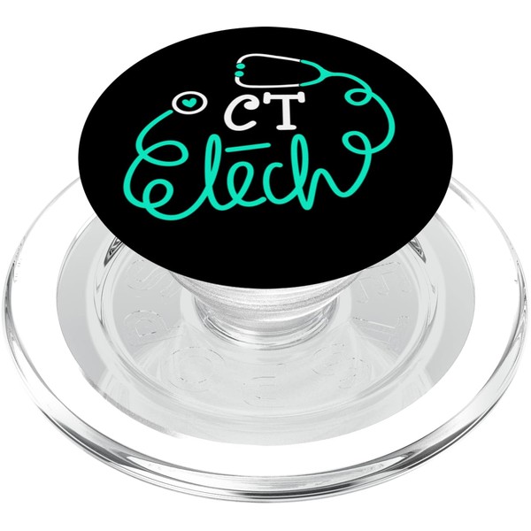 CT Tech Cute Computed Tomography Technician Technologist PopSockets PopGrip for