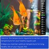 Aquarium Thermometer Fish Tank Sticker Temperature Strip Dual Scale