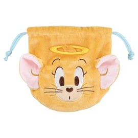 Tees Factory TJ-5530467TJ Tom and Jerry Plush Drawstring Angel Jelly H 6.5 x W 6.1 inches (165 x 155 mm)