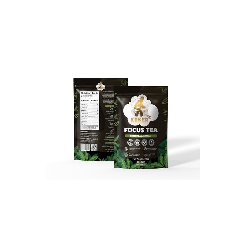 Focus Tea Loose Leaf 100g – Brain Boost Herbal Mix