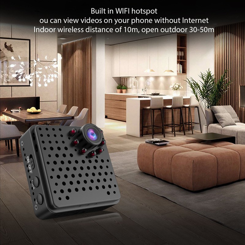 Mini Wifi Security Camera IR Night Vision Motion Detection 1150mAh