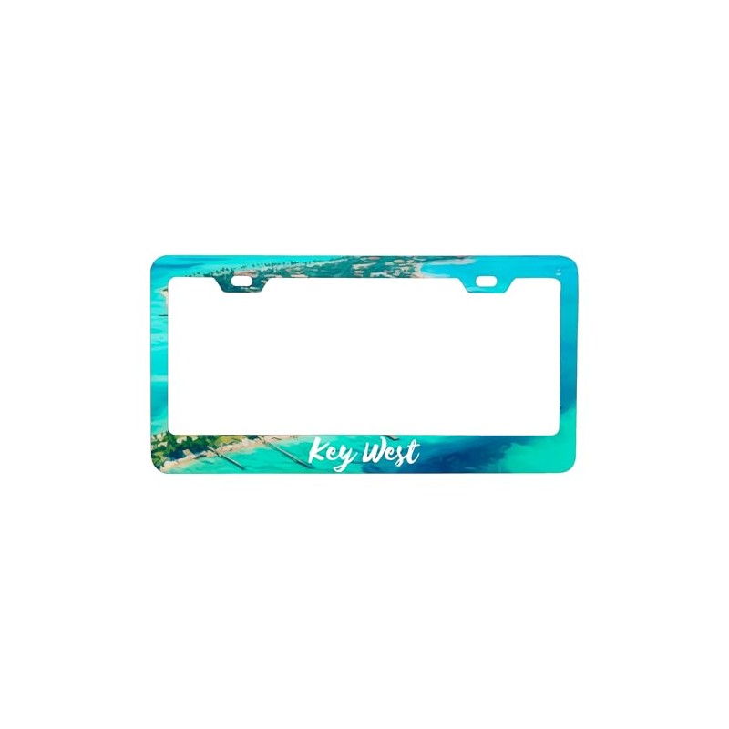 Key West Florida Design A Souvenir Metal License Plate Frame