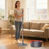 Spin Mop and Bucket Set with Separate Dirty and Clean