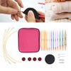 Circular Knitting Needle Kit, 13 Piece Aluminum Crochet Hooks Set,