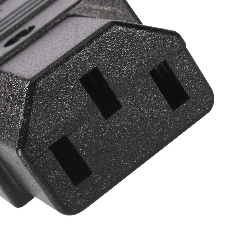 uxcell 3Pair AC250V 10A IEC C14 Male C13 Female, 3