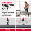 2-in-1 Silicone Rubber Broom Carpet Rake and Squeegee - Swivel